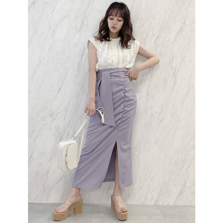 ウエストリブニットトップス | dazzlin | 詳細画像3 