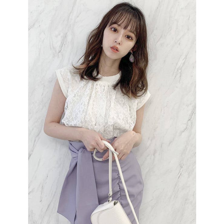 ウエストリブニットトップス | dazzlin | 詳細画像7 