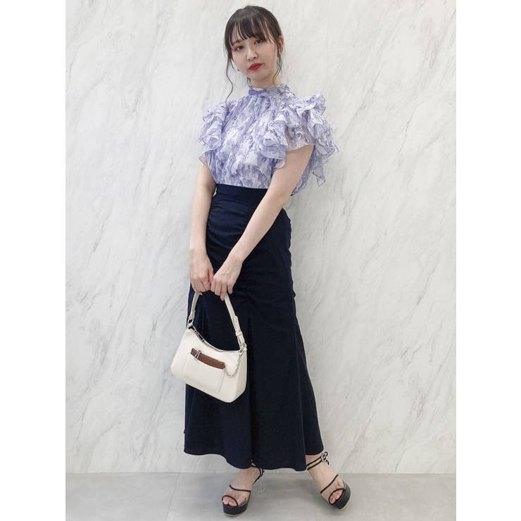 セットアップ パーティー 大人綺麗 リボンシャツ フリル パンツ szp28-1.jpg
