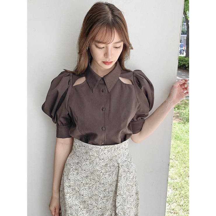 カットアウトデザインブラウス | dazzlin | 詳細画像15