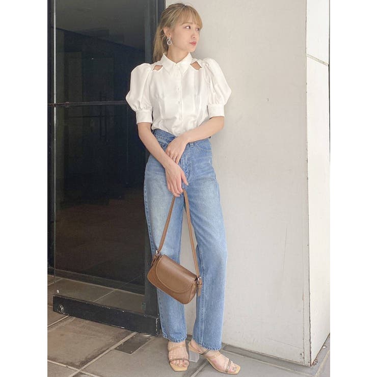 カットアウトデザインブラウス | dazzlin | 詳細画像6