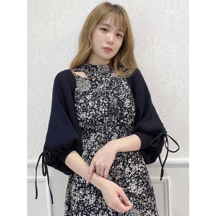 レースアッブショートボレロ[品番：MKSW0046476]｜dazzlin（ダズリン