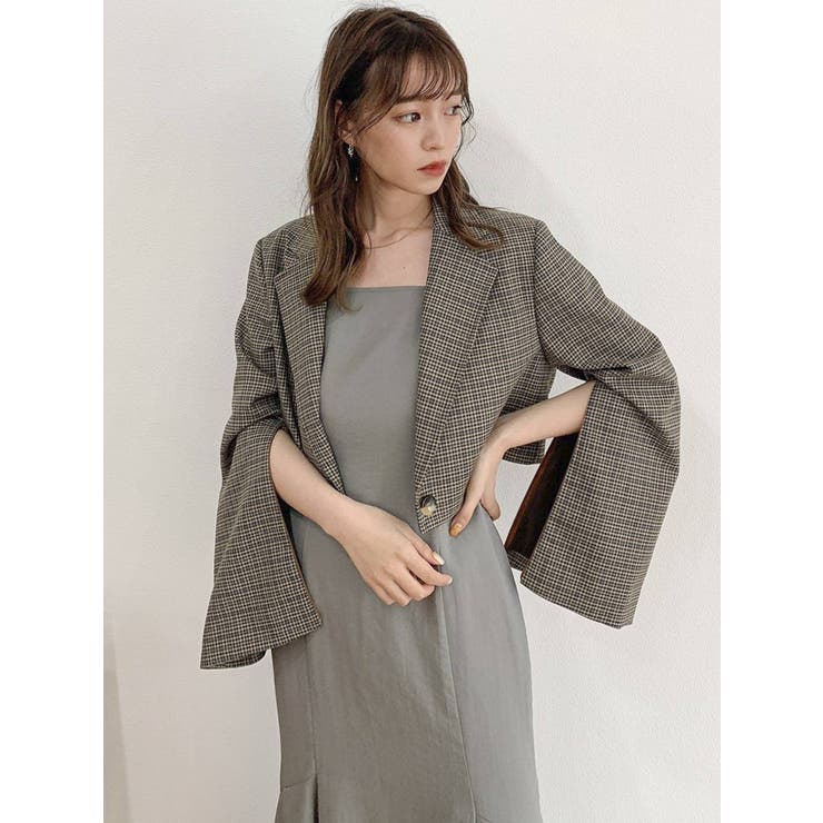サラッと羽織れる♡DIOR ショートスリーブ ジャケット JUNOAH ジャケット テーラードジャケット 2wayスリットスリーブ