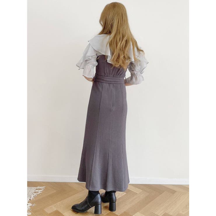 新品タグ付✿Reflect【洗える】ラッフルスリーブワンピース emiriawiz（エミリアウィズ）の「ラッフルスリーブ小花柄