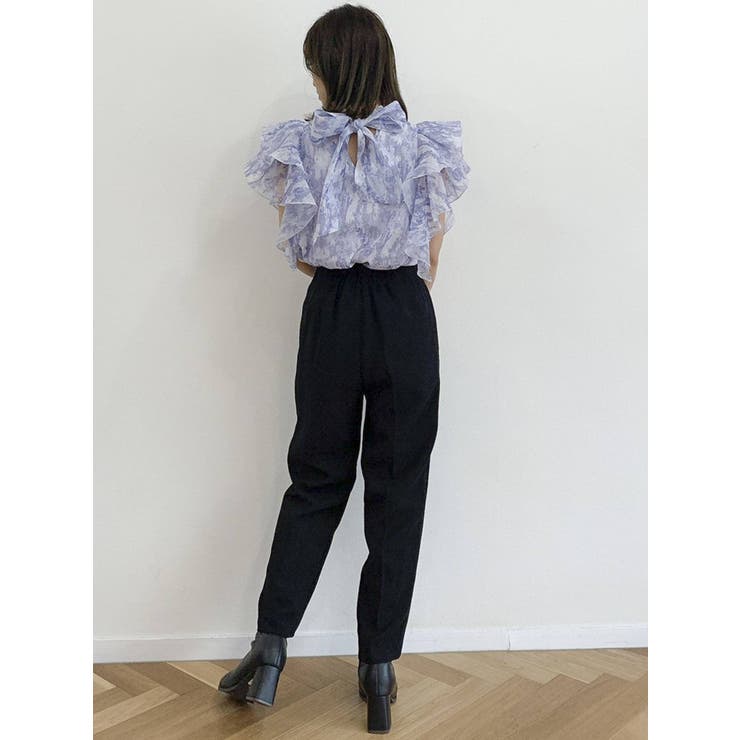 ハイウエストタックパンツ[品番：MKSW0046486]｜dazzlin
