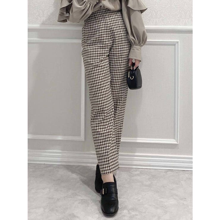 ハイウエストタックパンツ[品番：MKSW0046486]｜dazzlin