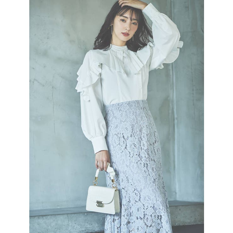 dazzlin バックレースアップスイッチングマーメイドスカート dazzlin スカート バックレースアップスイッチングマーメイド