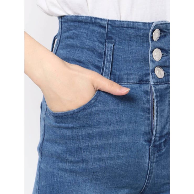 デニムハイウエストスキニーパンツ[品番：MKSW0045644]｜dazzlin