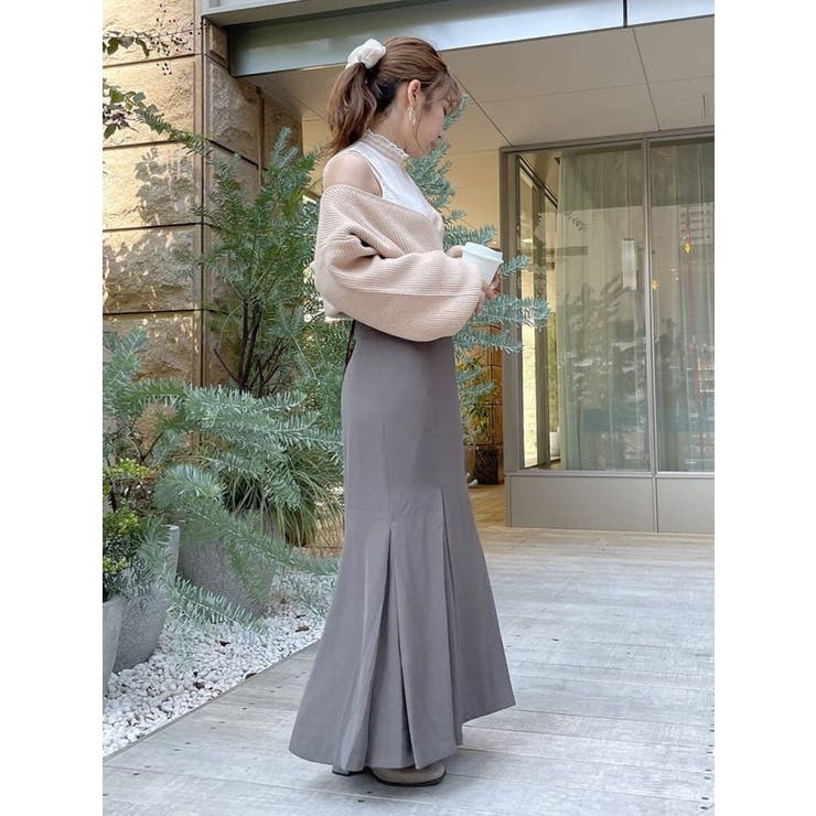 レースアップナロースカート[品番：MKSW0046504]｜dazzlin（ダズリン