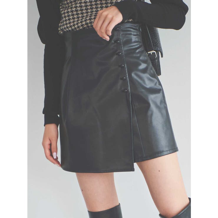 ⚠️DKNY本革ミニスカート 羊革 //JEANS ダナキャラン DKNY / ダナキャランニューヨーク 羊革 リバーシブル コート
