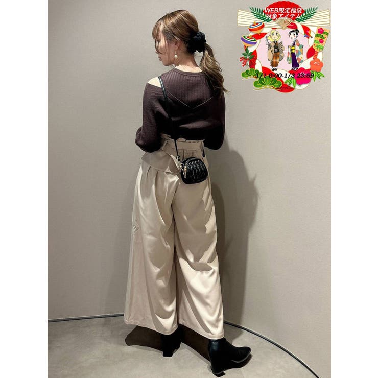 カシュクールニットプルオーバー[品番：MKSW0048336]｜dazzlin