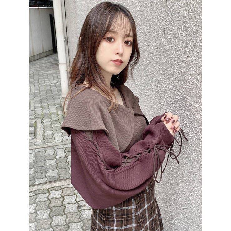 レースアッブ長袖ショートボレロⅡ | dazzlin | 詳細画像17 