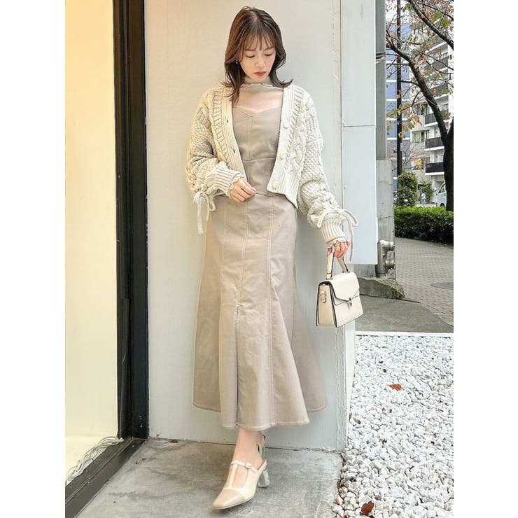 極美品♡ルネ♡クレマチス　ワンピース 楽天市場】≪アウトレット≫【返品不可】切替フレアワンピース