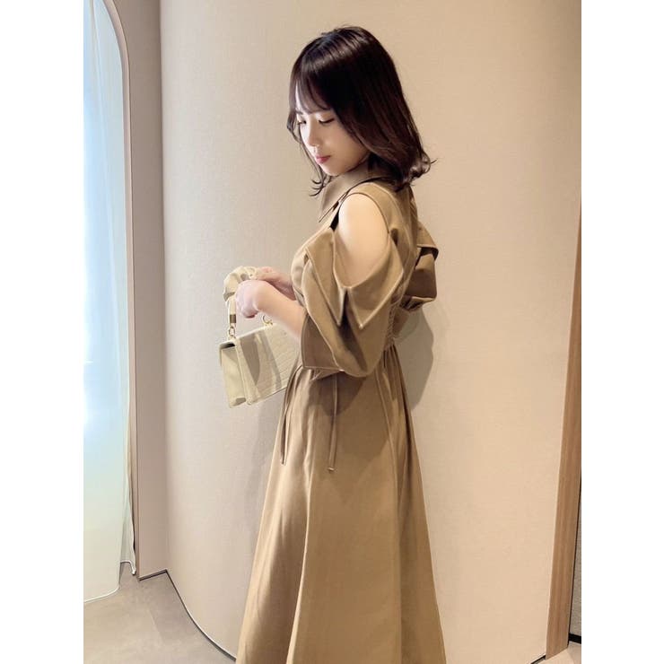 オープンショルダーデニムステッチワンピース | dazzlin | 詳細画像50 