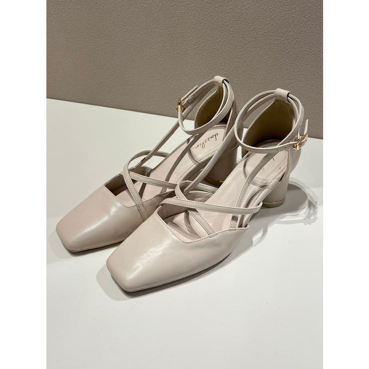 アートストラップパンプス[品番：MKSW0050081]｜dazzlin（ダズリン