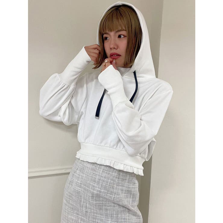 ショートレイヤードフーディ | dazzlin | 詳細画像16 