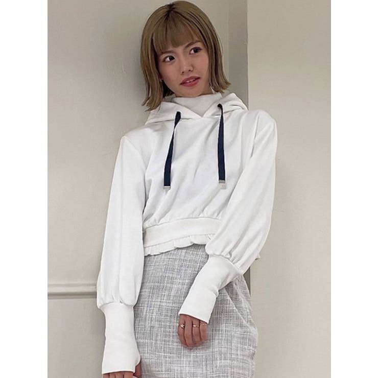 ショートレイヤードフーディ | dazzlin | 詳細画像17 