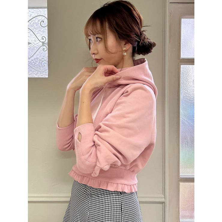 ショートレイヤードフーディ | dazzlin | 詳細画像22 