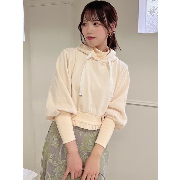 ショートレイヤードフーディ | dazzlin | 詳細画像3 