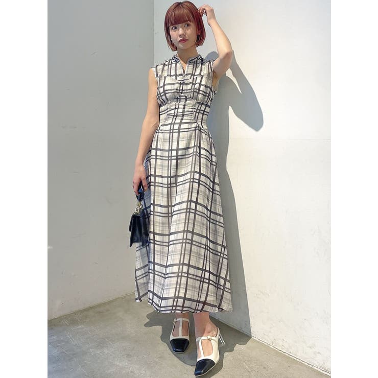 dazzlin ワンピース ピンタックフラワーワンピース[品番：MKSW0060748]｜dazzlin