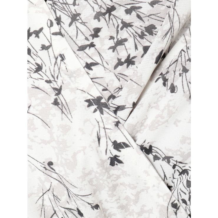 カットアウトフラワープリントワンピース[品番：MKSW0050495]｜dazzlin