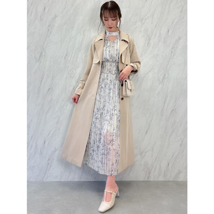 dazzlin ダズリン フラワープリーツワンピース フラワープリーツワンピース[品番：MKSW0061746]｜dazzlin
