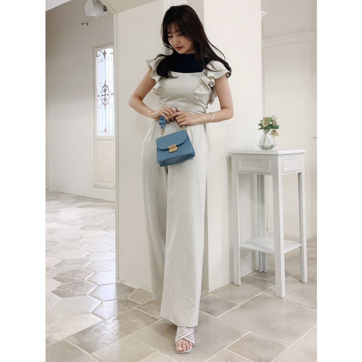 フリルオールインワン[品番：MKSW0051336]｜dazzlin（ダズリン）の