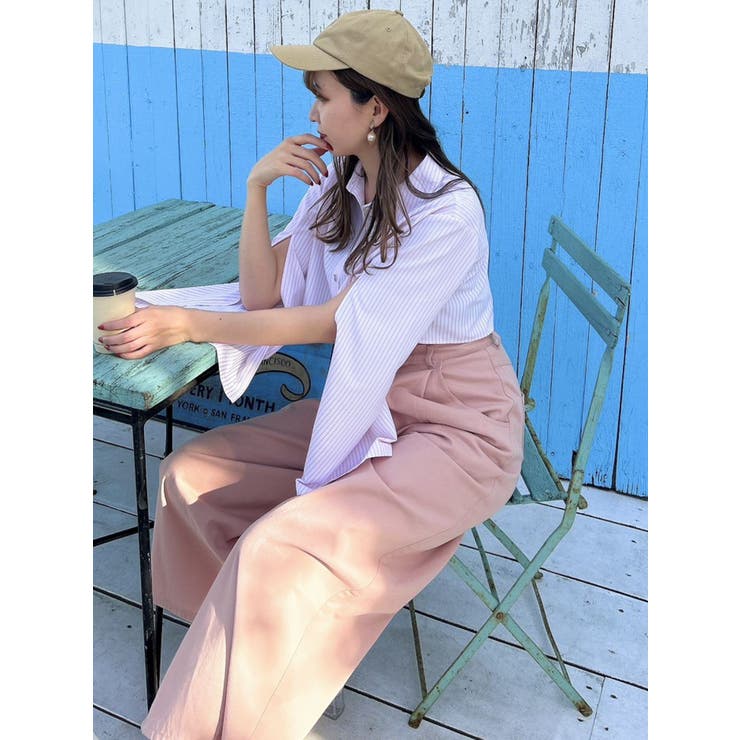 スリットスリーブクロップドシャツ | dazzlin | 詳細画像14 