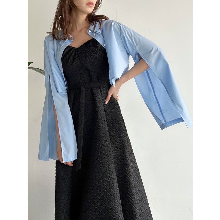 スリットスリーブクロップドシャツ | dazzlin | 詳細画像39 