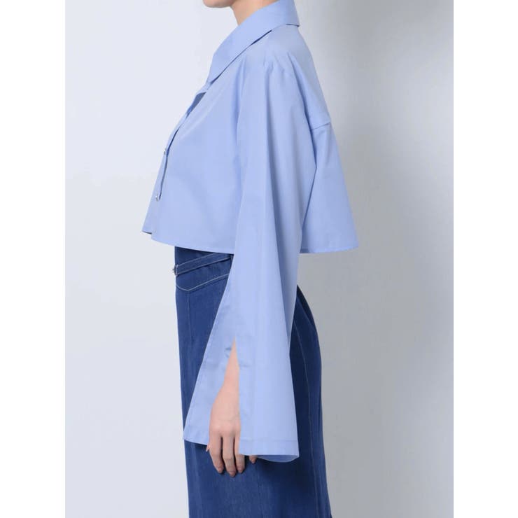 スリットスリーブクロップドシャツ | dazzlin | 詳細画像50 