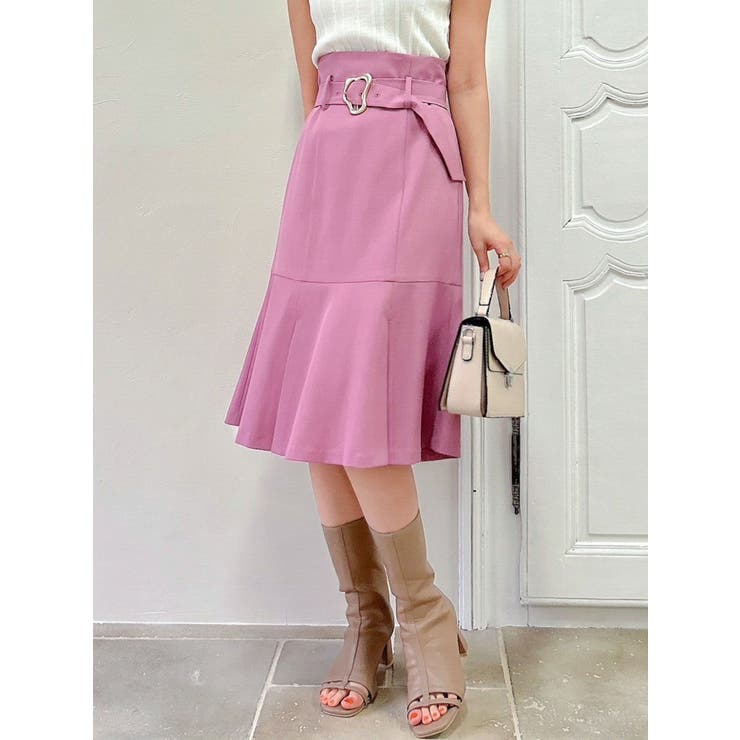 バックルスリットミディスカート | dazzlin | 詳細画像2 