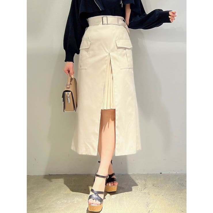 AMERI(アメリ)BIG POCKET WRAP SKIRT(M) - スカート