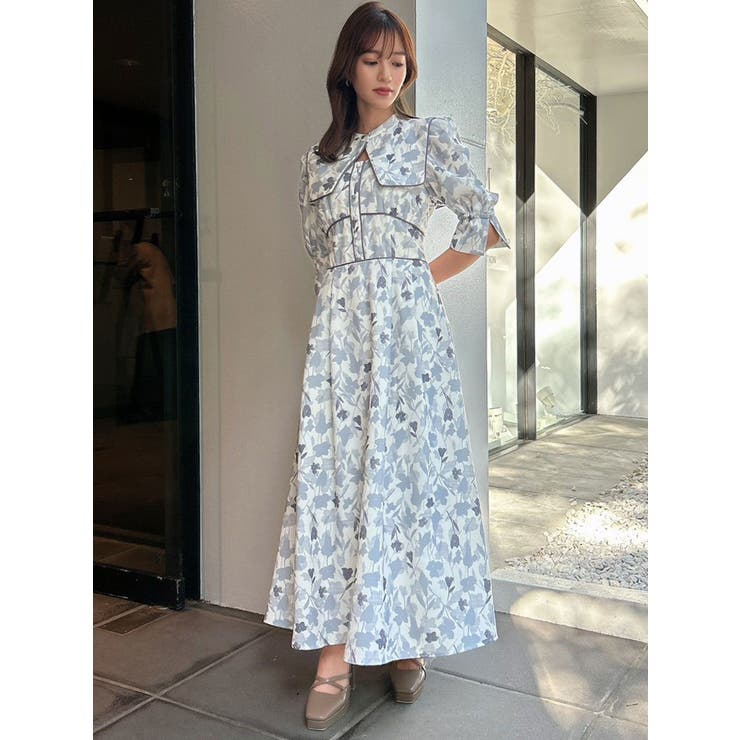 dazzlin ダズリン なだれこむ 新品タグ付き フラワーレースワンピース 