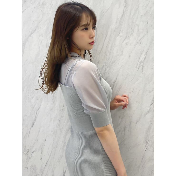 韓国レイヤード♥夏に映えるイージーワンピース /追跡有 楽天市場】2023年 春夏 新作 シアー オーガンジー レイヤード
