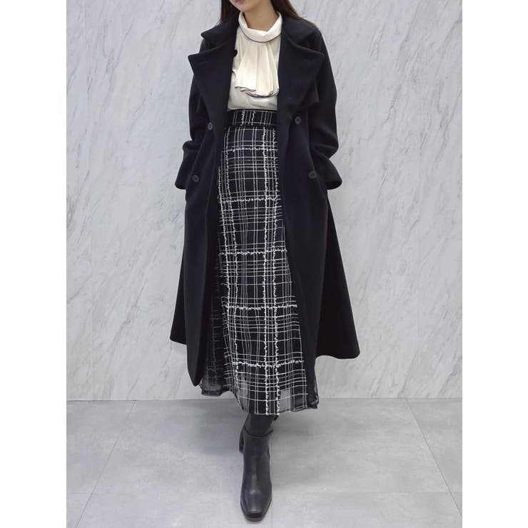 新品タグ付き　ダズリン✖️P.S.FAコラボ　配色パイピングブラウス　黒　Lサイズ 新品タグ付き ダズリン✖️P.S.FAコラボ 配色パイピングブラウス