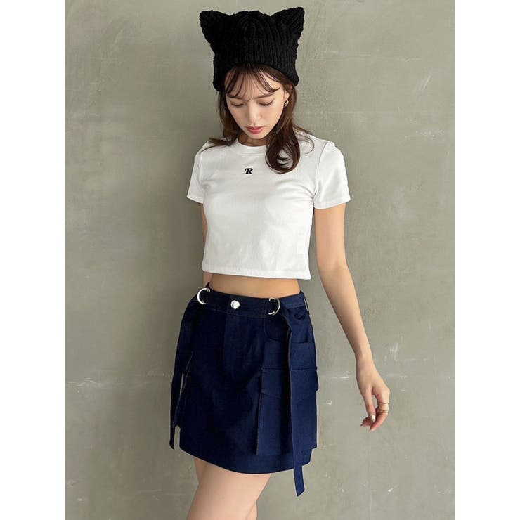 【Taeriコラボ】ローライズミリタリーミニスカート | dazzlin | 詳細画像14 