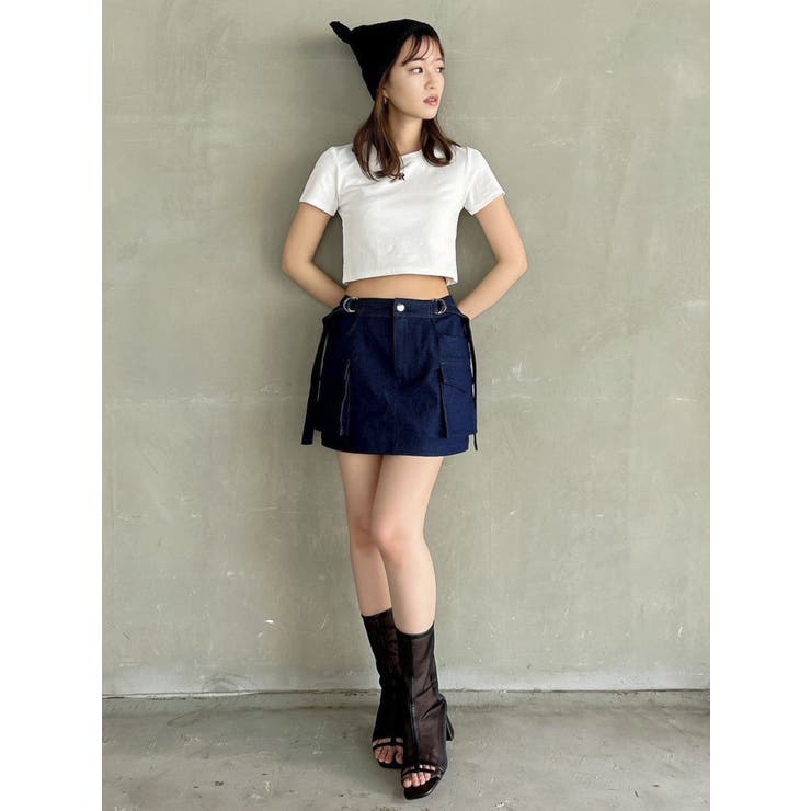 【Taeriコラボ】ローライズミリタリーミニスカート | dazzlin | 詳細画像15 