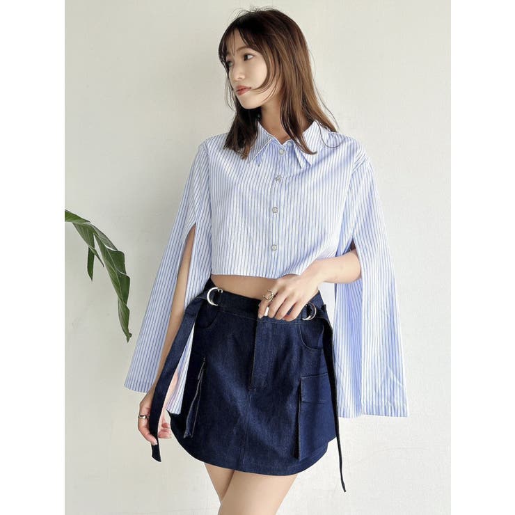 【Taeriコラボ】ローライズミリタリーミニスカート | dazzlin | 詳細画像19 