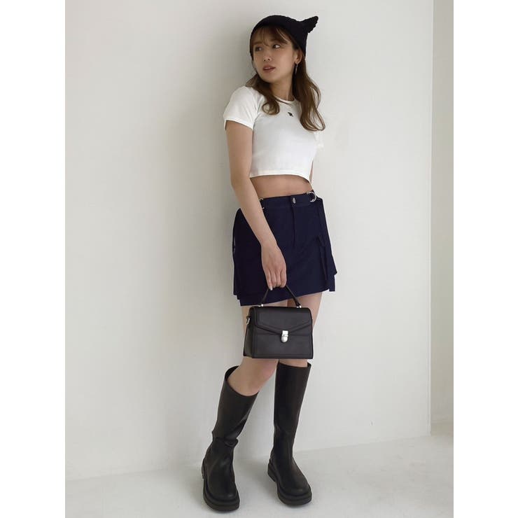 【Taeriコラボ】ローライズミリタリーミニスカート | dazzlin | 詳細画像27 