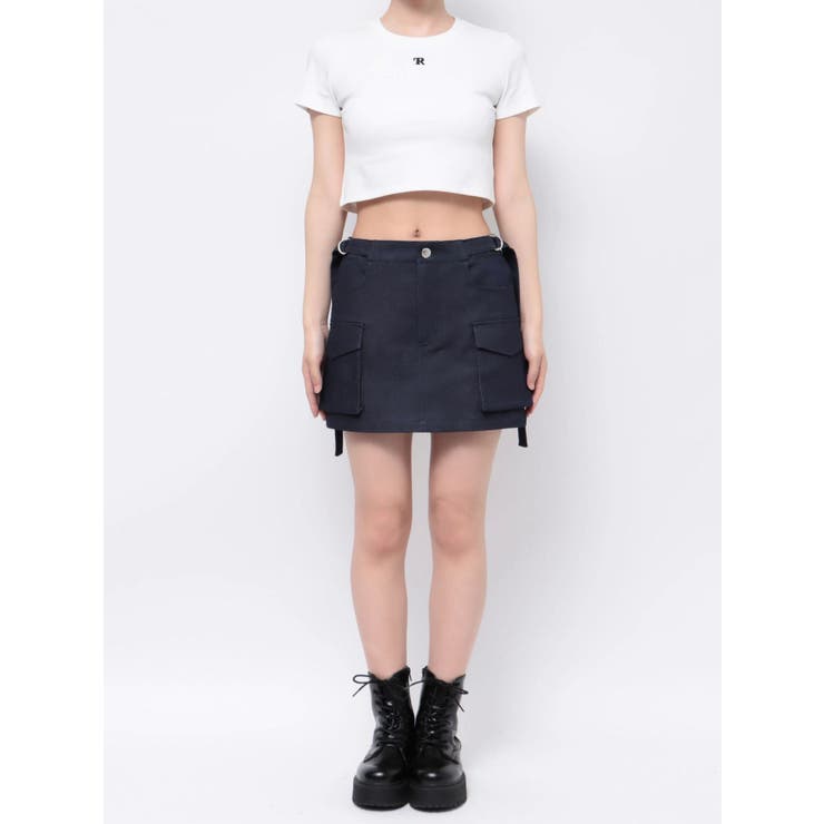 【Taeriコラボ】ローライズミリタリーミニスカート | dazzlin | 詳細画像40 