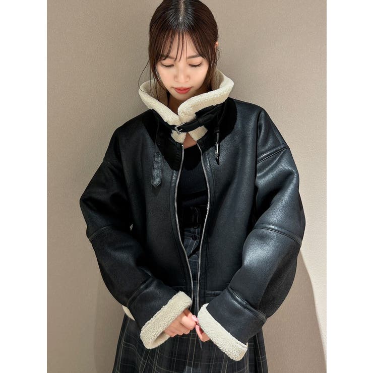 ボアコンパクトショートブルゾン[品番：MKSW0053392]｜dazzlin