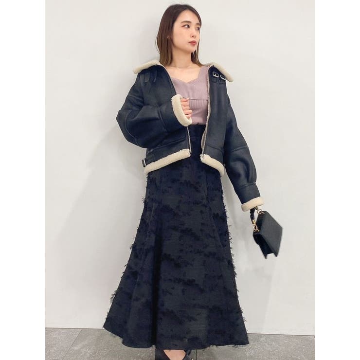 ボアコンパクトショートブルゾン[品番：MKSW0053392]｜dazzlin