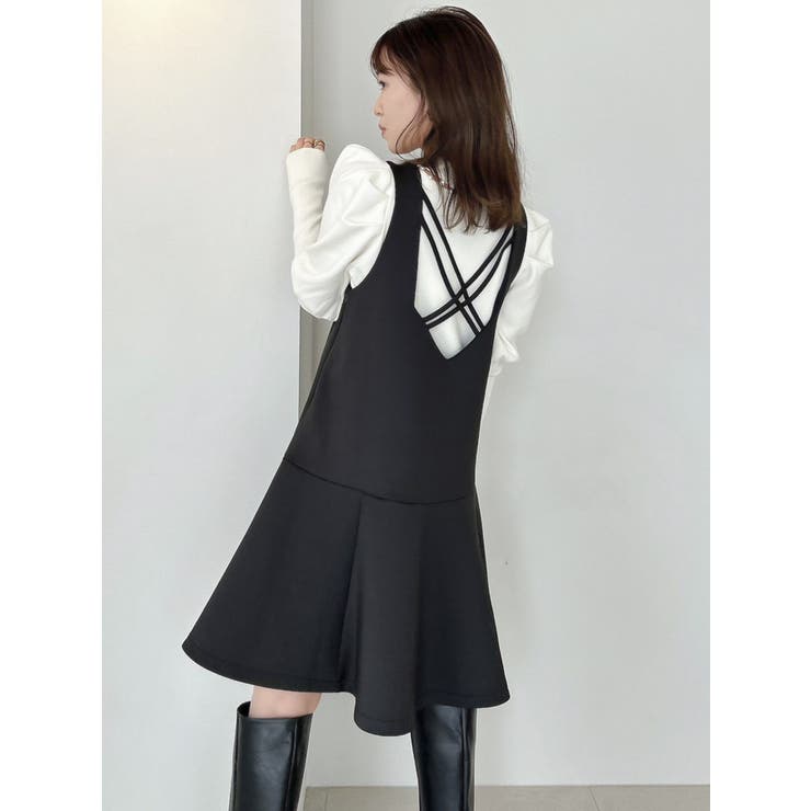 ヘムラインミニジャンスカ[品番：MKSW0053061]｜dazzlin（ダズリン）の