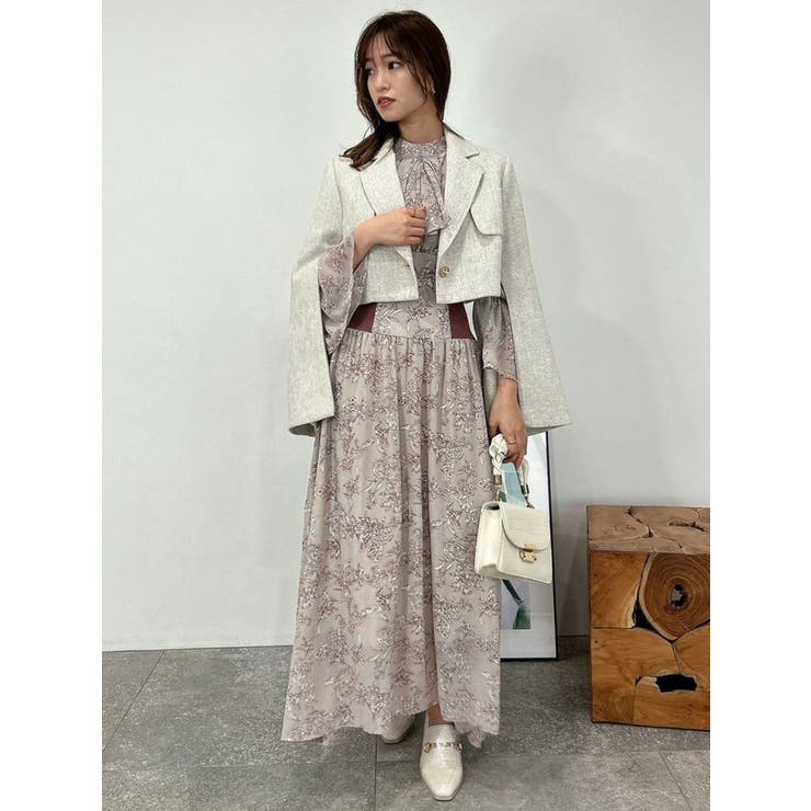 サイドリブタイフラワーワンピース | dazzlin | 詳細画像11 