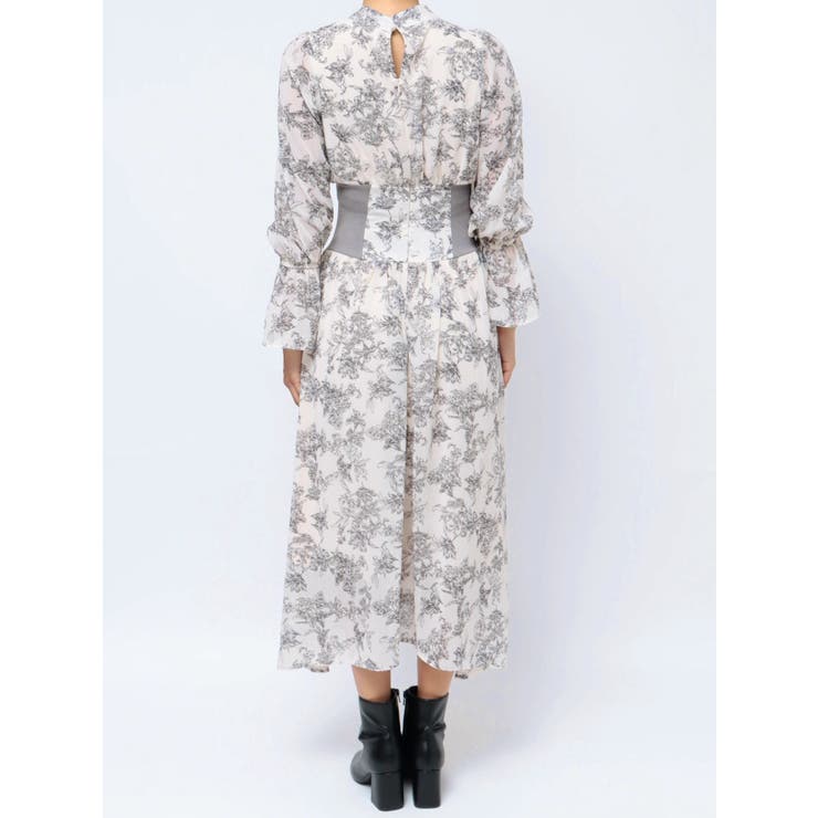 サイドリブタイフラワーワンピース | dazzlin | 詳細画像34 