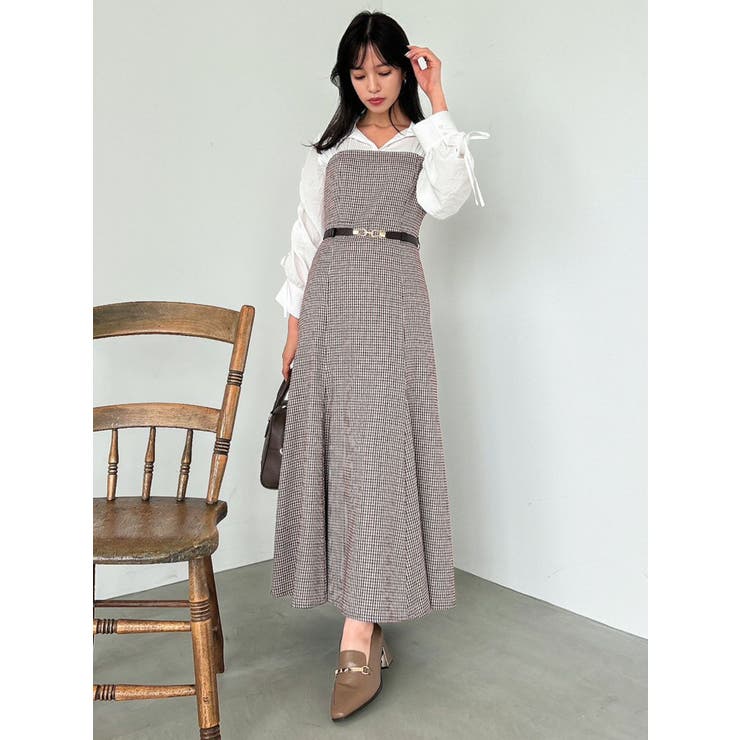 εïз の〜んびり εïз様 リクエスト 10点 まとめ商品 ギンガムニットカットアウトワンピース ｜ LIZ LISA（リズリサ）公式