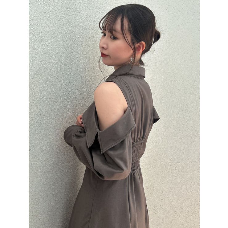 【新品未使用】オフショルレイヤードコルセットワンピース　ダズリン dazzlin dazzlin（ダズリン）の「【Taeriコラボ】オフショルレイヤード