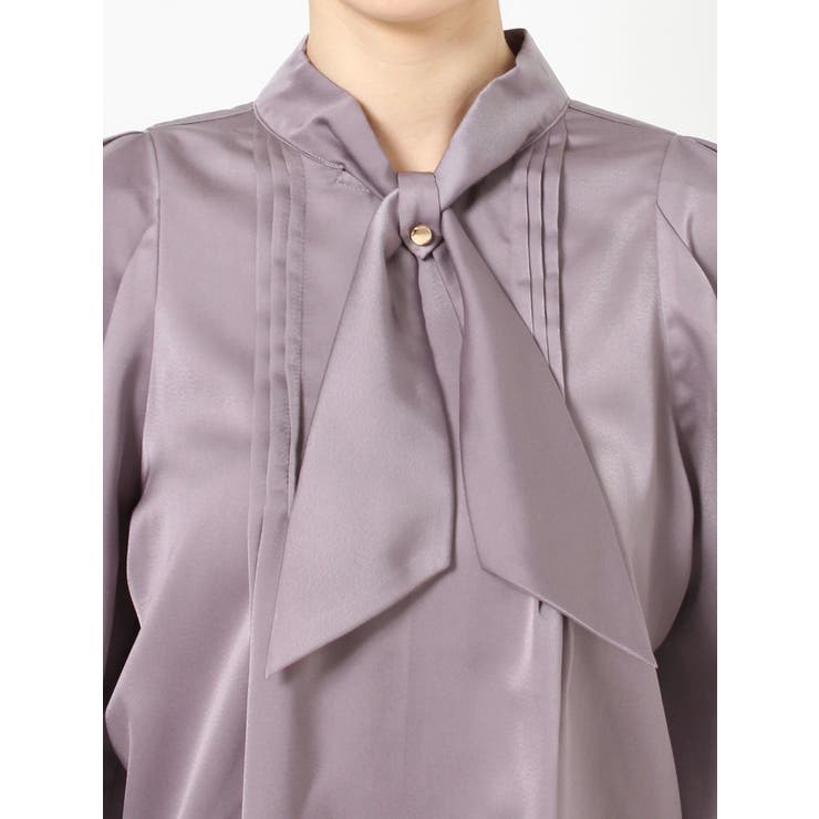 タイネックサテンブラウス | dazzlin | 詳細画像27 