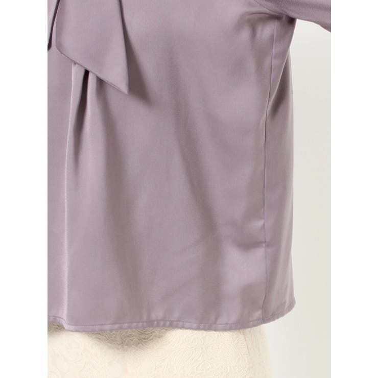 タイネックサテンブラウス | dazzlin | 詳細画像29 