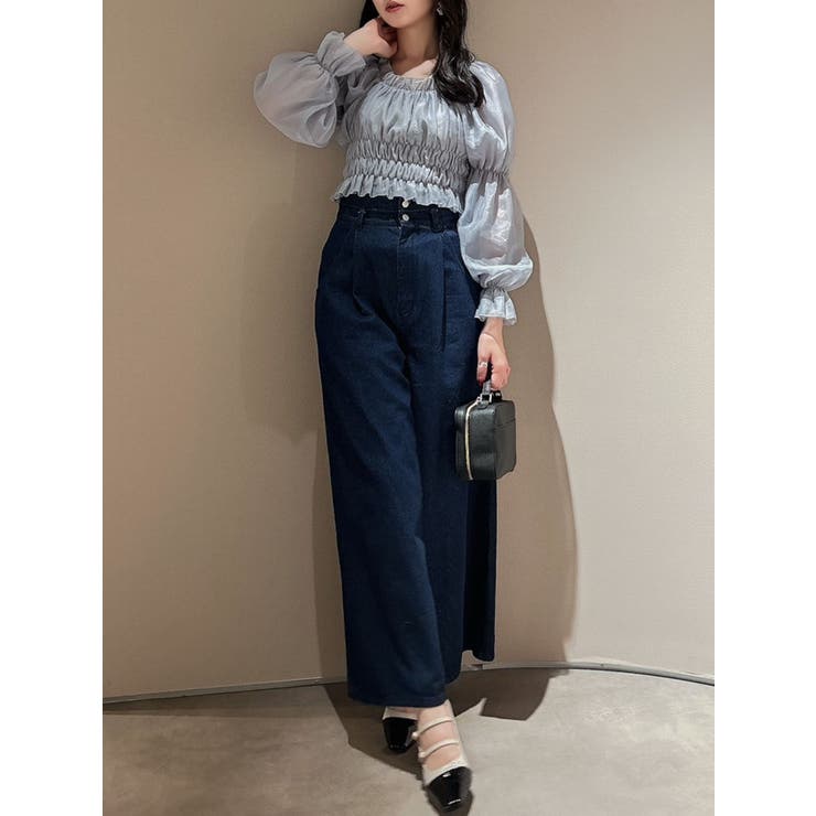 【♥美品♥】インゲボルグ　綿ローン　フランスレース　バルーン袖ブラウス　黒 ♥美品♥】インゲボルグ 綿ローン フランスレース バルーン袖